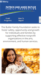 Mobile Screenshot of butlerfamilyfoundation.org